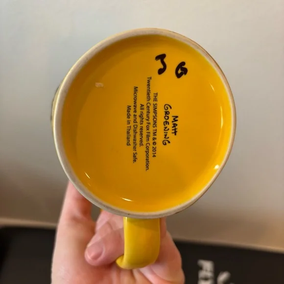 Homer Simpson Mug Universal Studios Yellow - Picture 6 of 6